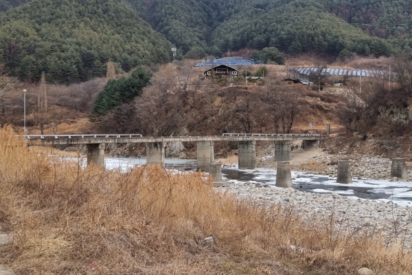 울진군, 금강송면 원곡교 개체공사 추진