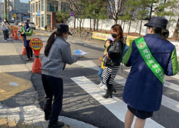 계양서, 신학기 어린이·학부모 상대 범죄 예방 및 교통안전 합동 캠페인