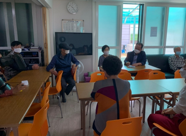 수원시 팔달구, 관내 무더위쉼터 경로당 방문