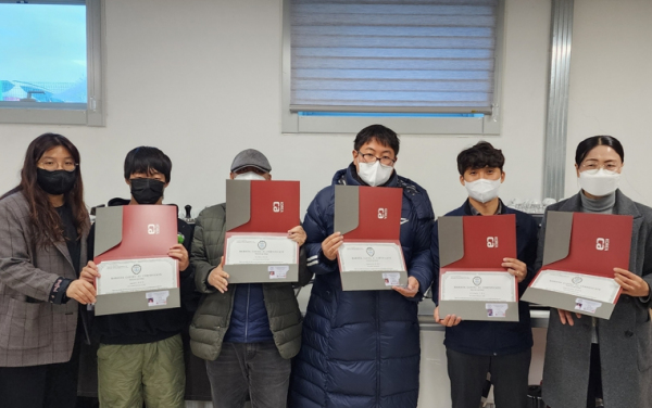 하동 장애인 5명 바리스타 자격증 땄다