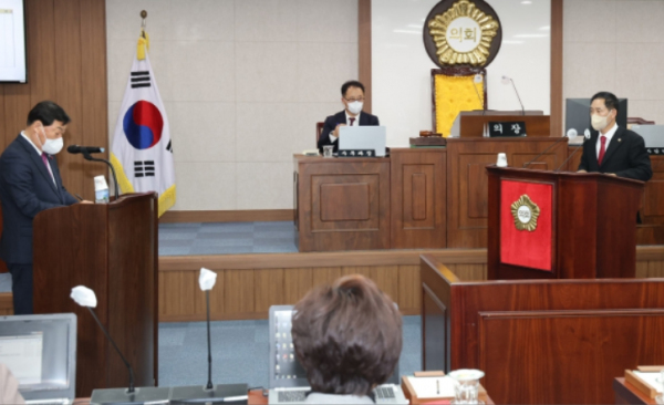제269회 합천군의회 제2차 본회의 개회