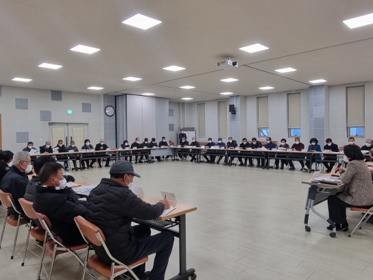 강화군 대한노인회 양도면분회, 4분기 정기회의 개최