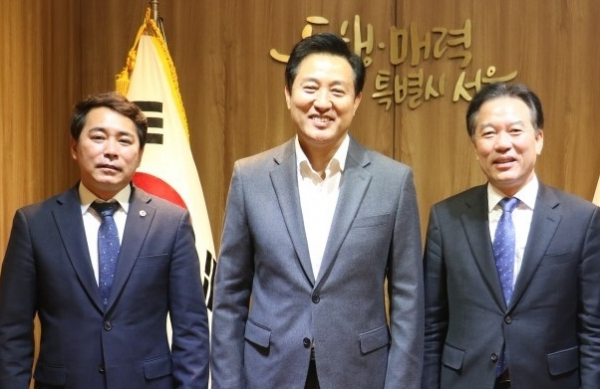 임만균 의원, 오세훈 시장면담