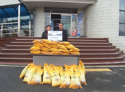 양평군 강하면 전수리 정미소, 사랑이 듬뿍 담긴 쌀(10kg) 40포 기탁