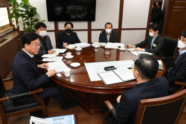 이민근 안산시장, 이한준 LH 사장과 장상·신길2 공공주택지구 사업 논의