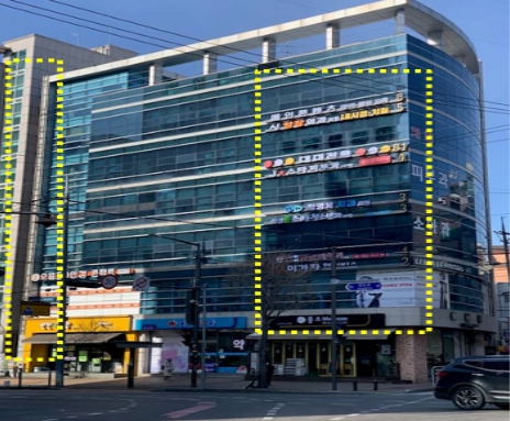 상도로65 건물 간판 개선 후 모습.