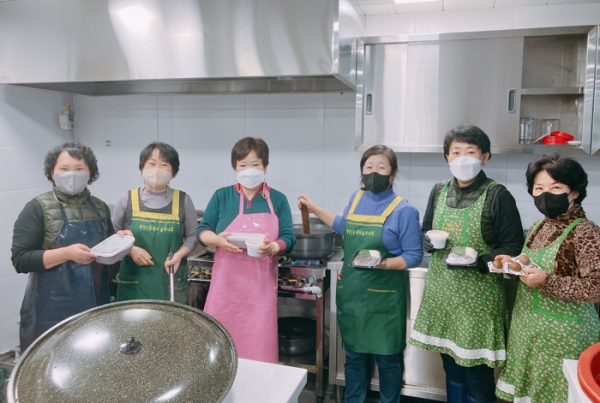 계양구자원봉사센터, 동지 맞이 팥죽 전달