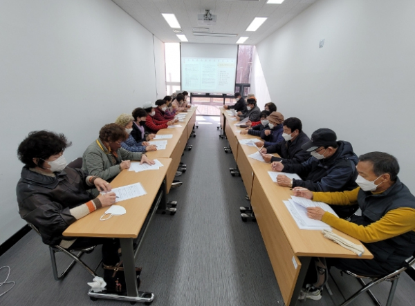 노인 일자리사업 만족도 조사