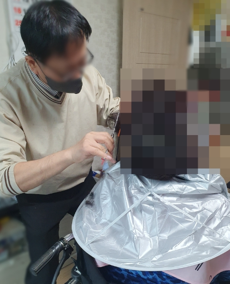 수원시 영통구 망포2동, 저소득 장애인가구에 찾아가는 이미용서비스 제공