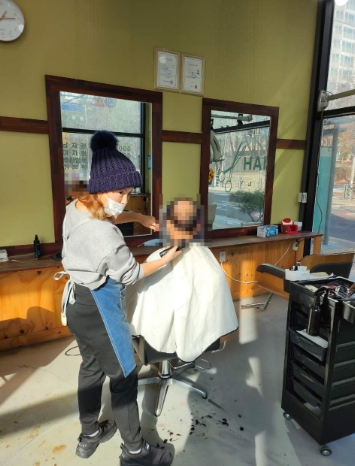 권선구3 입북동 이미용 봉사