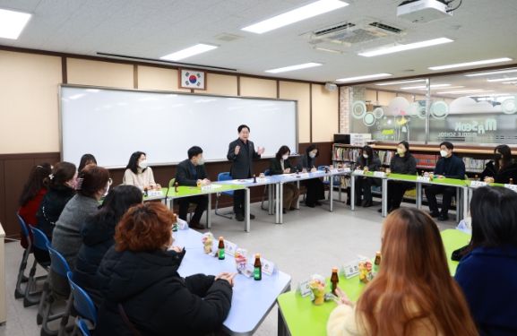 주광덕 남양주시장, 교육 환경 조성 사업 현장 방문