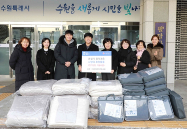 더라이프지구촌교회 관내 취약계층을 위한 후원물품 전달