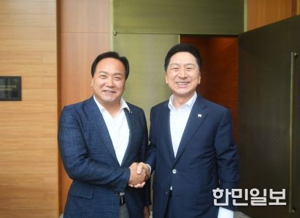 이권재 오산시장과 김기현 당 대표