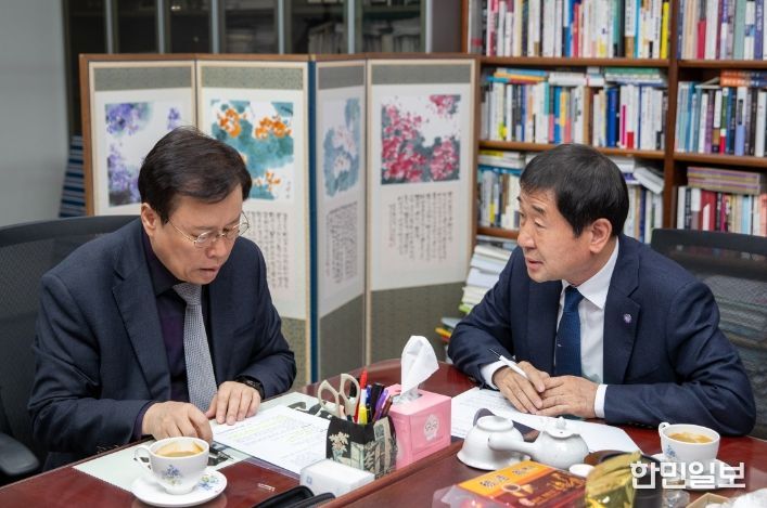 이재영증평군수 국회 예결특위 방문