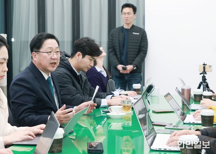 이장우 시장, 주요 현안사업 건의 설명
