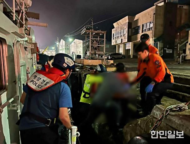 사천해경, 통영시 상노대도 인근 응급환자 긴급 이송