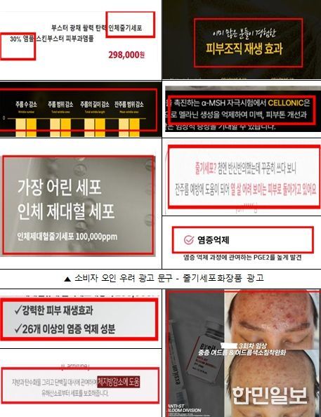 의약품 오인 우려 광고 문구