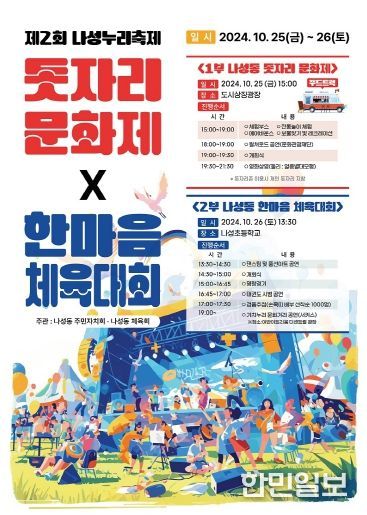 제2회 나성누리축제 포스터(나성동)