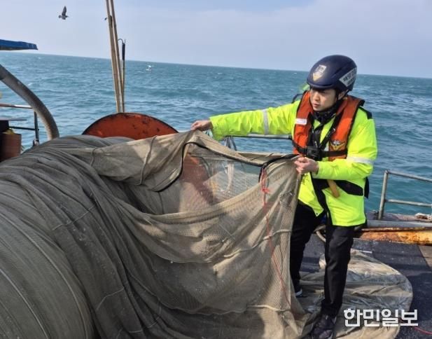 완도해경, 불법어구 사용한 수산자원관리법 위반사범 검거
