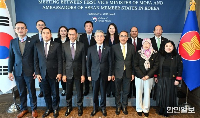 외교부 김홍균 제1차관, 주한아세안대사단과의 오찬 간담회
