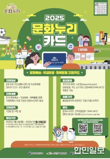 2025 문화누리카드 홍보물