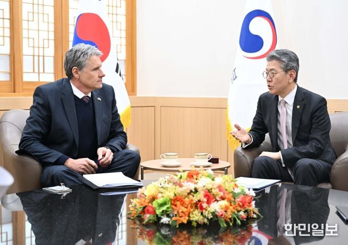 김홍균 제1차관, '루베시' 체코 사무차관 면담