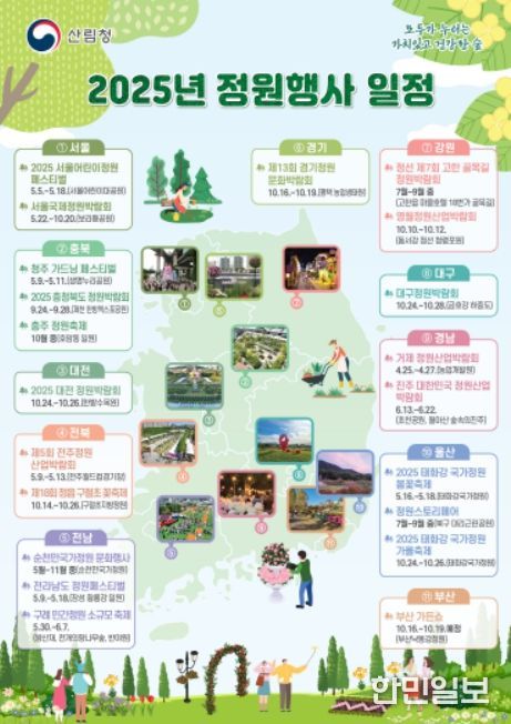 2025년 정원행사 인포그래픽