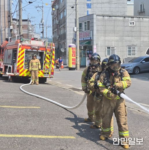 나주소방서, 현장대응 강화를 위한 훈련 실시