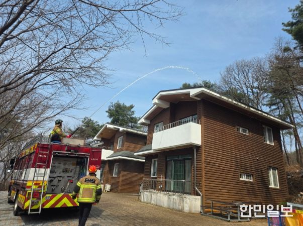 충주시시설관리공단 문성휴양림 소방훈련