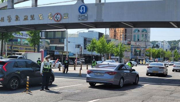 대전서부경찰서, 교통사고 예방을 위한 주간 음주운전 집중단속