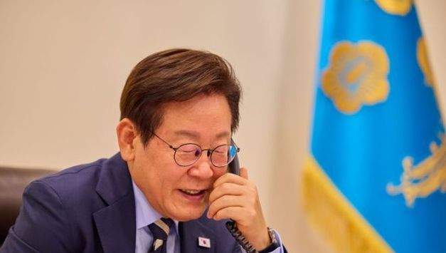 이재명 대통령, 베르디무하메도프 투르크메니스탄 대통령과 첫 통화