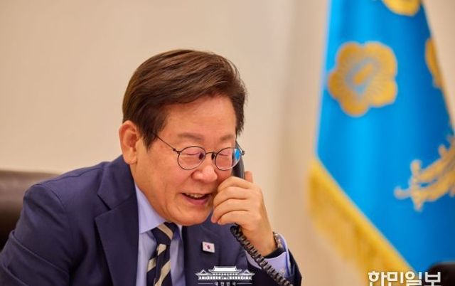 이재명 대통령, 베르디무하메도프 투르크메니스탄 대통령과 첫 통화