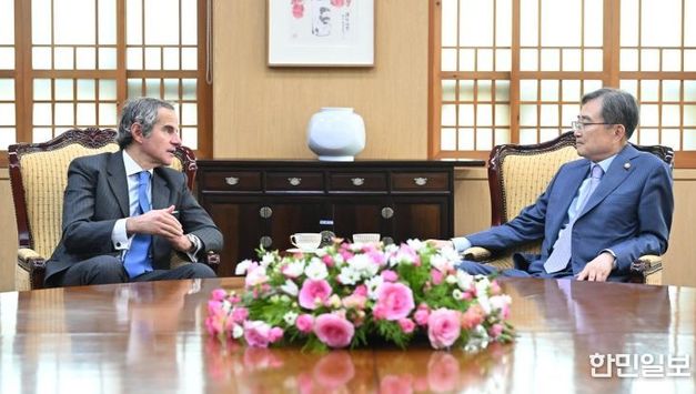 외교장관-IAEA 사무총장 면담