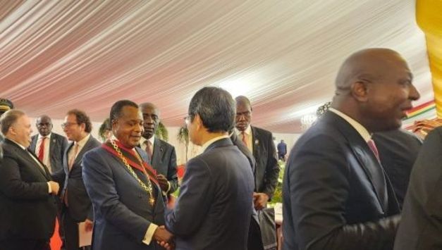 외교장관 특사, 콩고공화국 대통령 취임식 참석