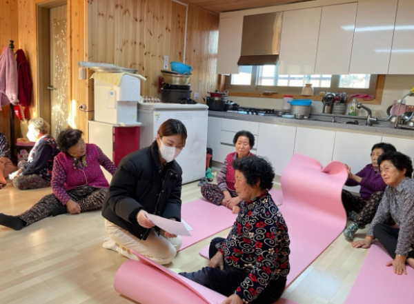 경로당 방문 자동이체 신청 홍보