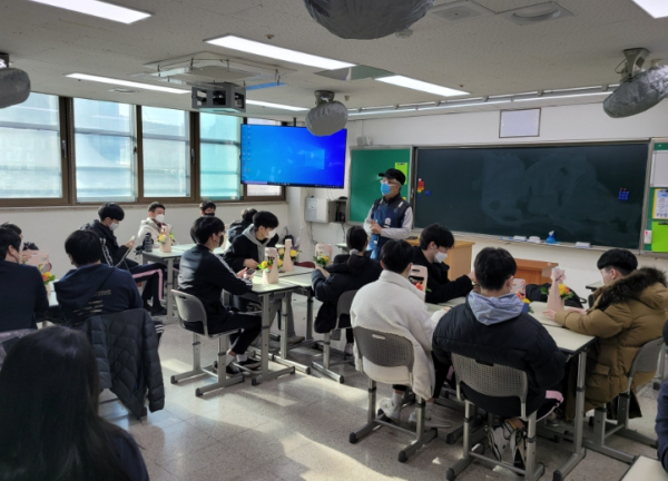 힐링 원예교육 프로그램 운영 모습