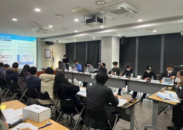 지난 16일 수지구가 죽전데이터센터 건립사업에 대한 도로관리 변경 심의를 열었다