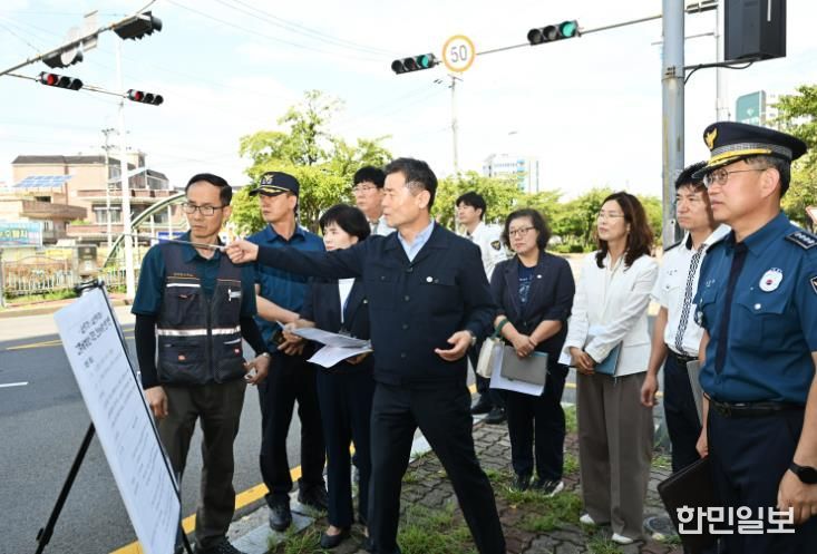 중구·중부서, 교통체계개선 주민 건의사항 현장 방문