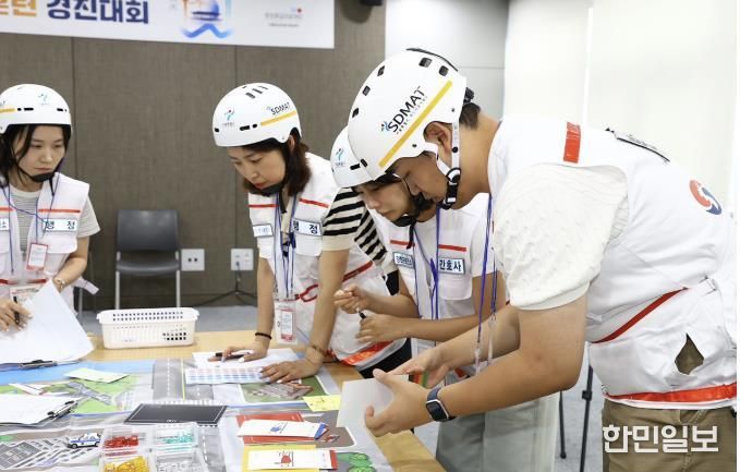 2025 서울시 재난의료 교육·훈련 경진대회에 참여한 양천구 보건소 신속대응반