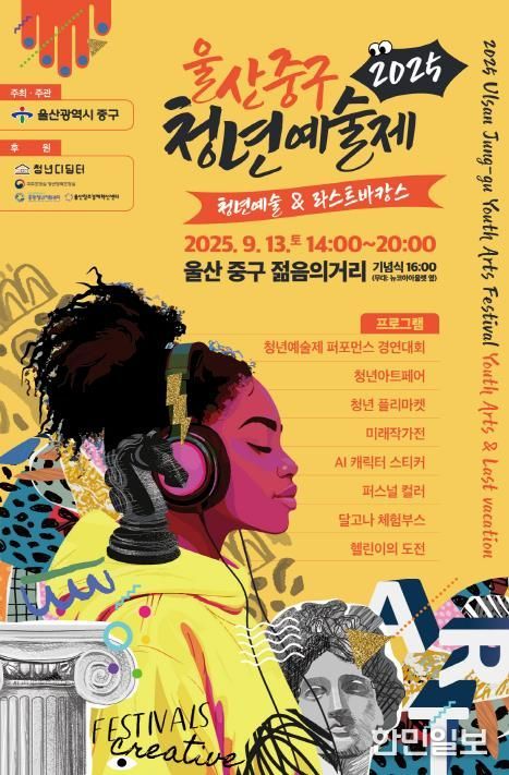 2025 울산 중구 청년예술제 개최
