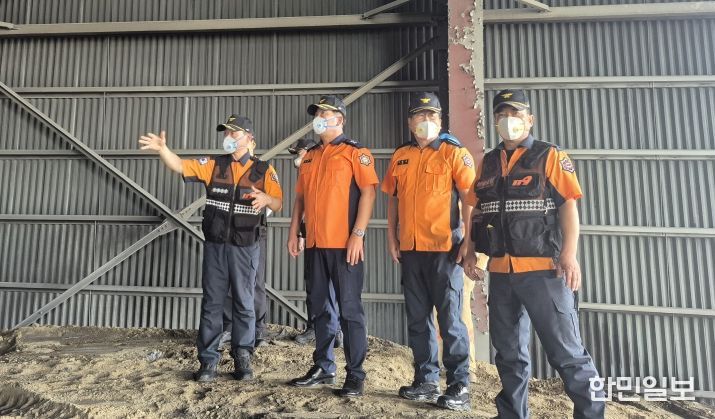 주영국 신임 소방감 면담 등 사진