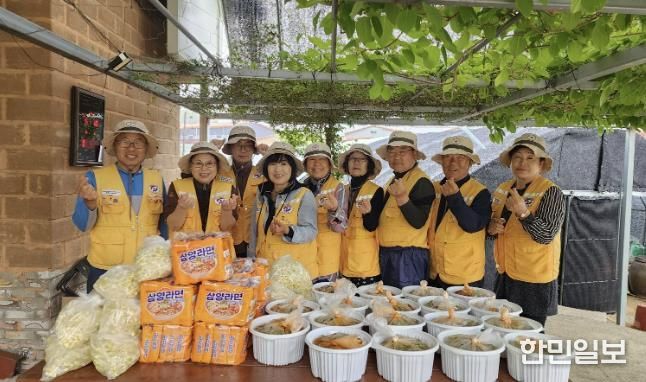 대한적십자사 군내봉사회, 이웃사랑 실천 ‘나눔 봉사’ 전개