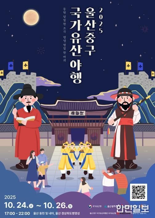 2025 울산 중구 국가유산 야행 개최…문화유산에서 즐기는 가을밤의 정취