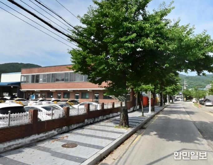 입석로 보도정비 후