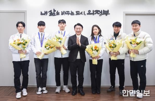 의정부시청 빙상팀, 국가대표 5명 선발…올림픽 시즌 실업팀 역대 최다