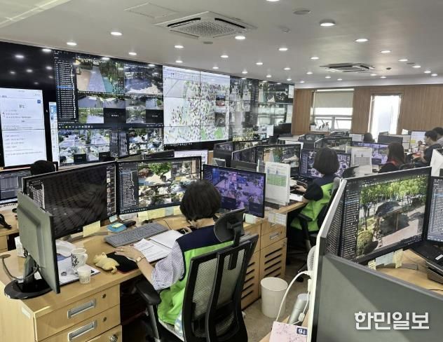 고양특례시 스마트안전센터 내부 전경