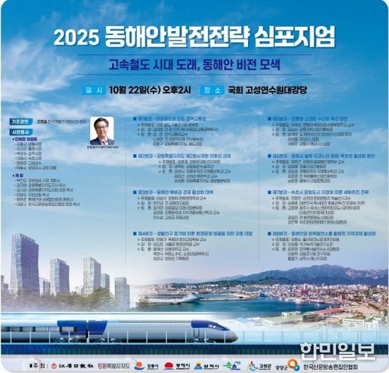 동해시, 고속철도 시대 대비‘동해안 발전전략 심포지엄’참석