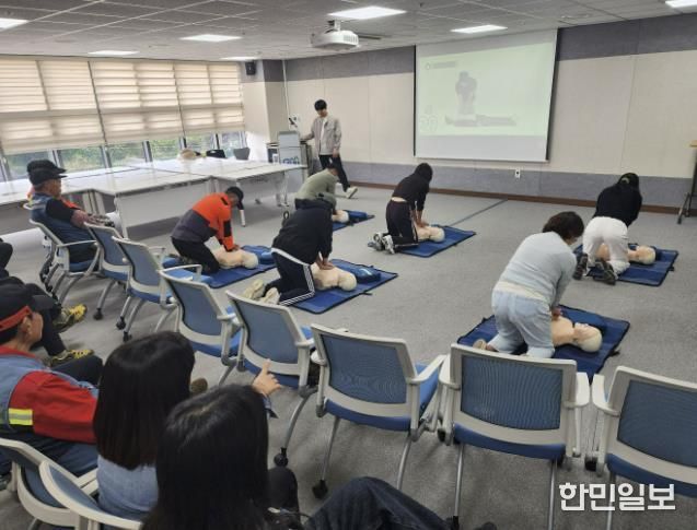 가평군보건소, 심폐소생술 교육 실시
