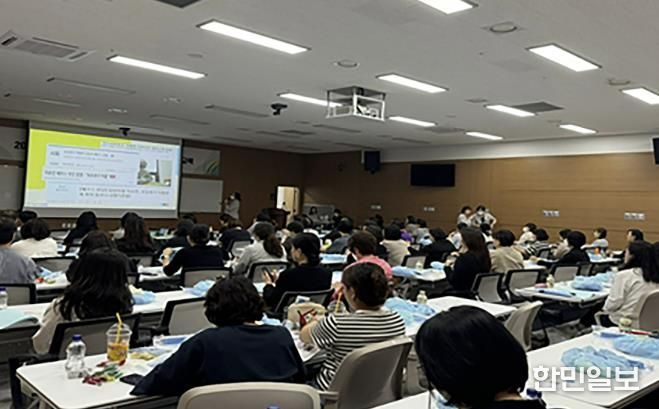 지난해 감염취약시설 감염예방관리 교육 때