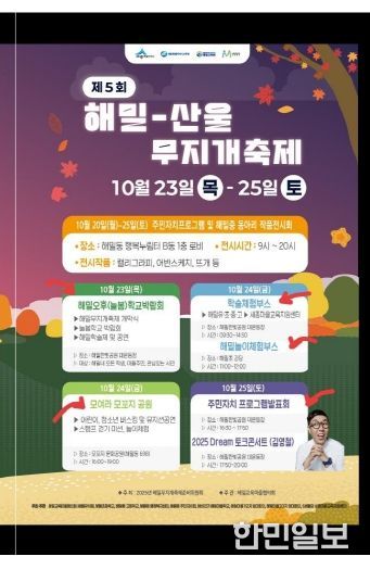 2025 무지개 축제 포스터